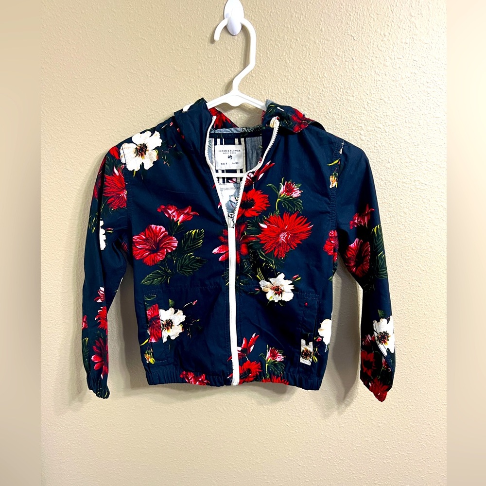 Denim And Flower Ricky Singh Flower Jacket Size 8 Kids